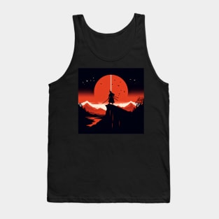 Samurai Silhouette #7 Tank Top